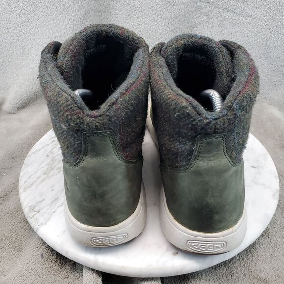 Keen Shoes Womens Size 9.5 Green Leather Elena Mid Rise Lace Up Boots - Picture 5 of 12